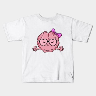 Brain at Yoga for Advanced Kids T-Shirt